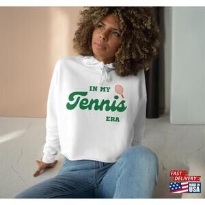 In My Tennis Era Crop Hoddie Unisex